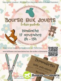 Photo de la bourse aux jouets Bourse aux jouets, puericulture, vetements, livres, sports