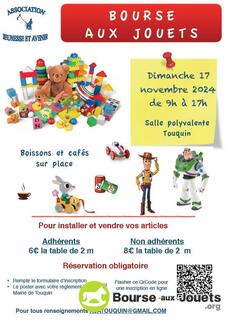 Photo de la bourse aux jouets Bourse aux jouets à Touquin le 17 novembre de 9h à 17h