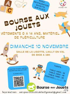 Photo de la bourse aux jouets Bourse aux jouets, vêtements de 0 à 14 ans et puériculture