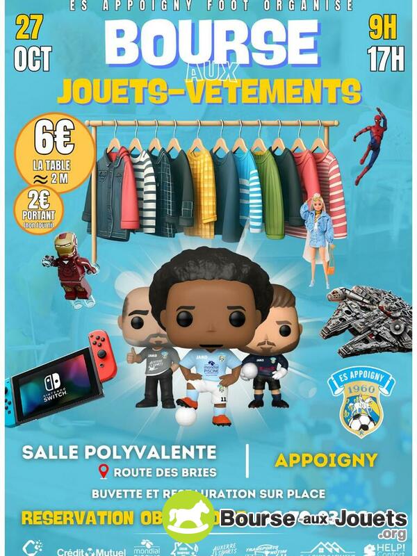 bourse aux jouets vêtements