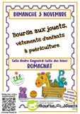 Bourse aux jouets, vêtements et articles de puériculture