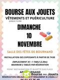 Photo Bourse aux jouets, vêtements et puériculture à Bournand