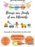 Bourse aux jouets, vêtements et puériculture