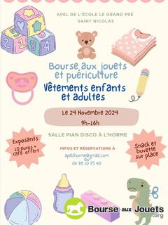 Photo de la bourse aux jouets Bourse aux jouets, vêtements et puériculture