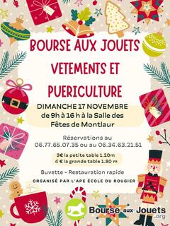 Photo de la bourse aux jouets Bourse aux jouets, vêtements et puériculture