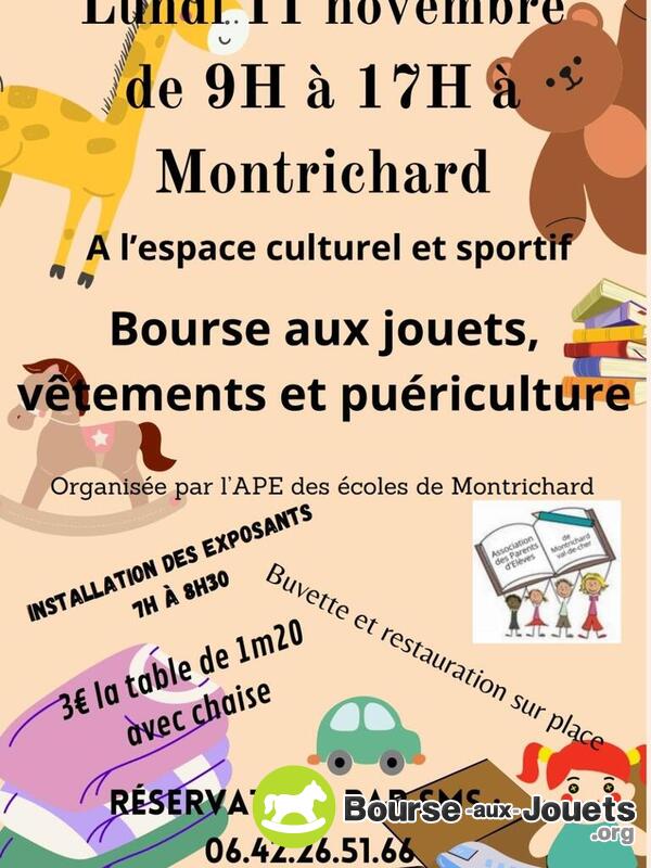 Bourse aux jouets, vêtements et puériculture