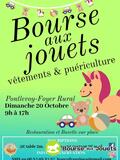 Bourse aux jouets, vêtements et puériculture