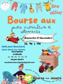 Photo de la bourse aux jouets Bourse aux jouets, vêtements et puériculture