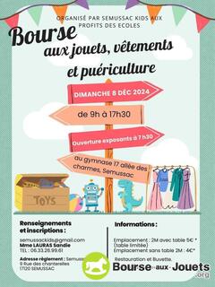 Photo de la bourse aux jouets Bourse aux jouets ,vetements et puériculture