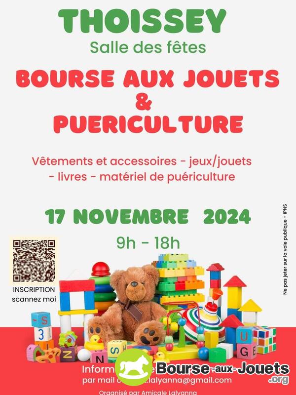 Bourse aux jouets, vêtements et puériculture