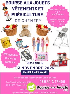 Photo de la bourse aux jouets Bourse aux jouets vêtements puériculture