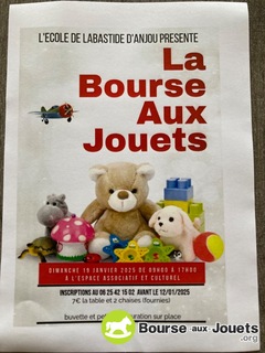 Photo de la bourse aux jouets Bourse aux jouets, vêtements, puériculture