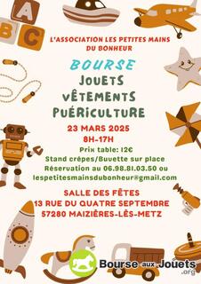 Photo de la bourse aux jouets Bourse jouets vêtements puériculture