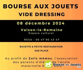 Photo de la bourse aux jouets Bourse aux jouets - vide dressing - APE ZOLIS MOMES