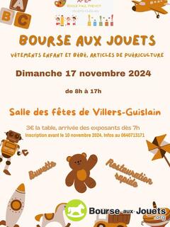 Photo de la bourse aux jouets Bourse aux jouets Villers-Guislain