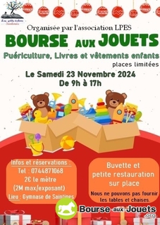 Photo de la bourse aux jouets Bourse aux jouets_Puériculture_Livres_Vêtements