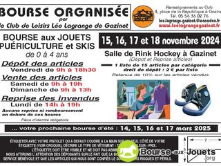 Photo de la bourse aux jouets Bourse aux jouets,skis,sport et puericulture