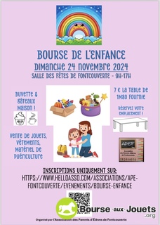 Photo de la bourse aux jouets Bourse à l enfance