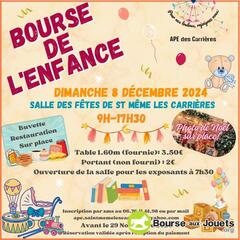 Photo de la bourse aux jouets Bourse de l'enfance