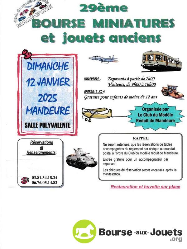 bourse de miniatures et jouets anciens