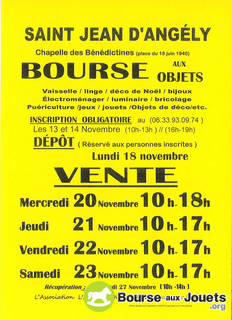 Photo de la bourse aux jouets Bourse aux objets 2024