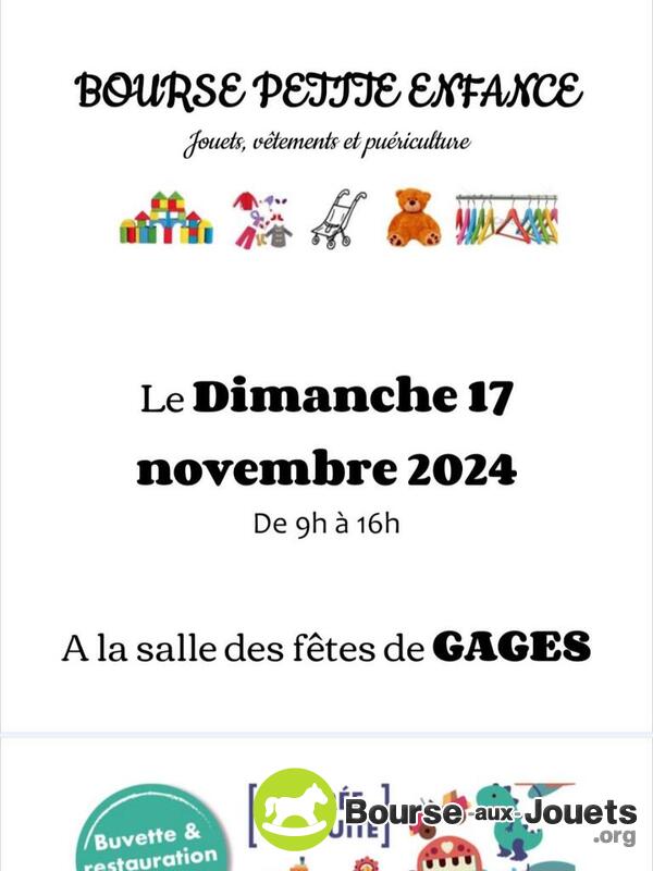 Bourse petite enfance APE de Gages