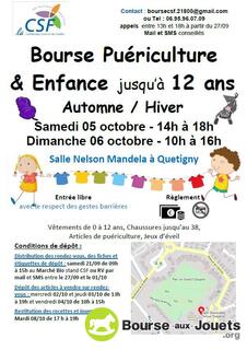 Photo de la bourse aux jouets Bourse Puériculture et Enfance jusqu'à 12 ans