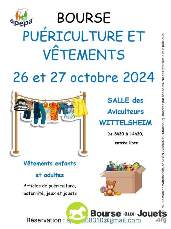 Bourse puériculture et vêtement enfant et adultes