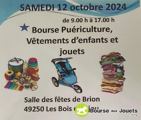 Photo de la bourse aux jouets Bourse puériculture, jouets et vêtements enfants