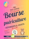 Bourse puériculture, vêtements enfants et jouets.