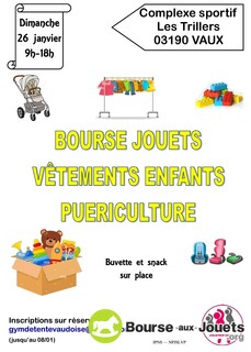 Photo de la bourse aux jouets Bourse puériculture vêtements jouets enfants