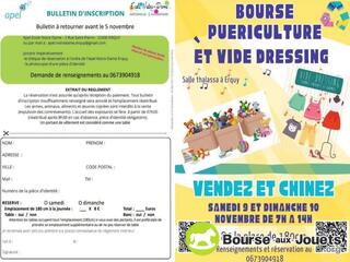 Photo de la bourse aux jouets bourse puériculture-vide-dressing