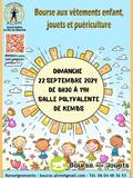 bourse puericulture,vetements enfants, jouets,