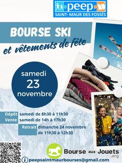 Photo de la bourse aux jouets Bourse SKI et VETEMENTS DE FETE le samedi 23 novembre.