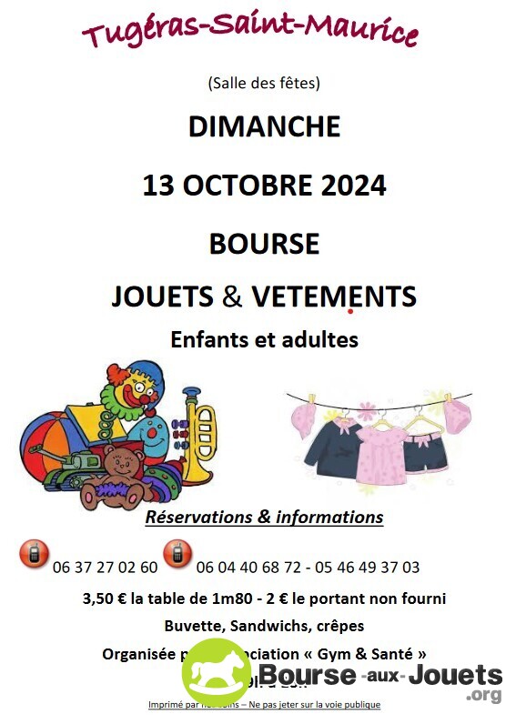 Bourse aux vêtement et jouets