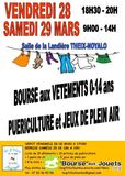 Bourse aux vêtements 0-14 ans et articles de puériculture