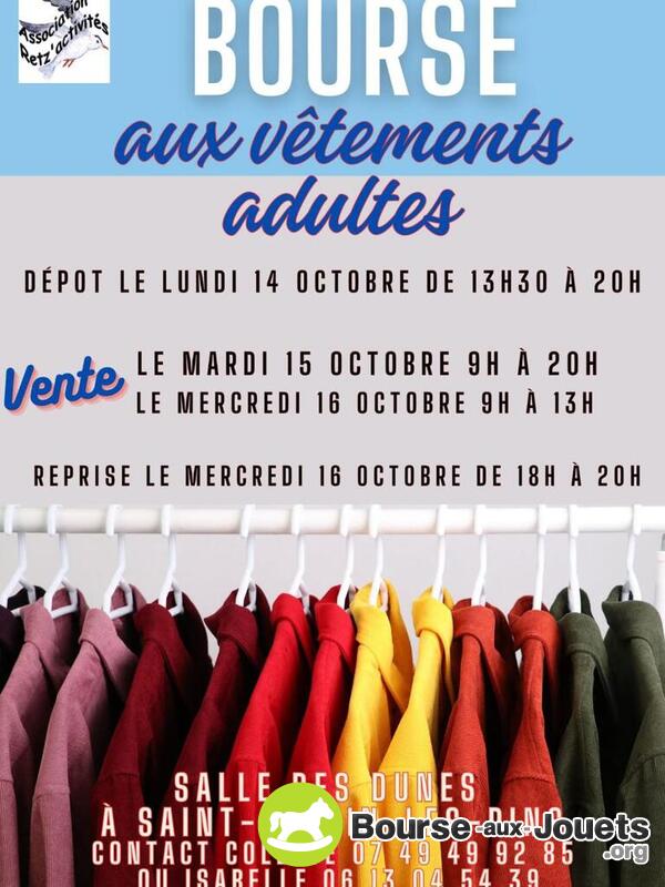 Bourse aux vêtements adultes