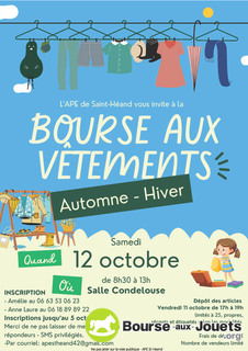 Photo de la bourse aux jouets Bourse aux vêtements automne-hiver