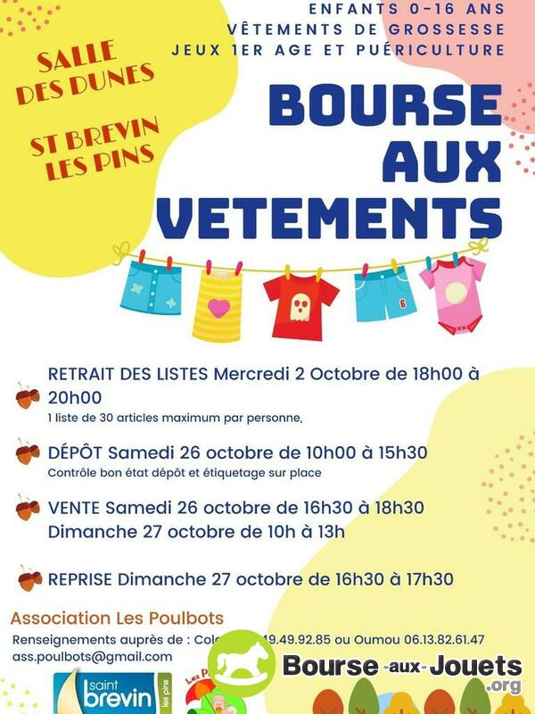 Bourse aux vêtements enfants