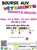 Bourse aux vêtements enfants et adultes