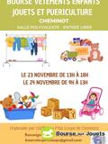 bourse vêtements enfants, jouets et puericulture