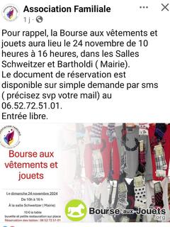 Photo de la bourse aux jouets Bourse aux vêtements et jouets