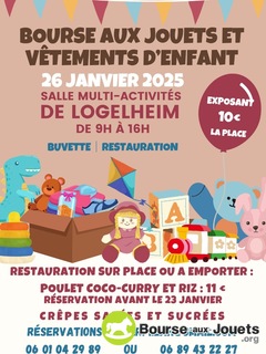 Photo de la bourse aux jouets Bourse aux vêtements et jouets d'enfant