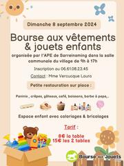 Photo de la bourse aux jouets Bourse aux vêtements et jouets enfants