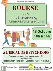 Photo de la bourse aux jouets Bourse Vêtements Jouet et accessoires de Puériculture