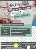 Bourse aux vêtements, jouets et articles de puériculture