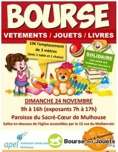 Photo de la bourse aux jouets Bourse aux Vêtements, Jouets et Livres