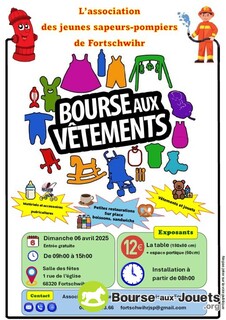 Photo de la bourse aux jouets Bourse aux vêtements, jouets et puéricultures