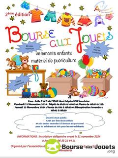 Photo de la bourse aux jouets Bourse aux vêtements, jouets et puéricultures