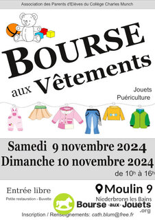 Photo de la bourse aux jouets Bourse aux vêtements, jouets, puériculture